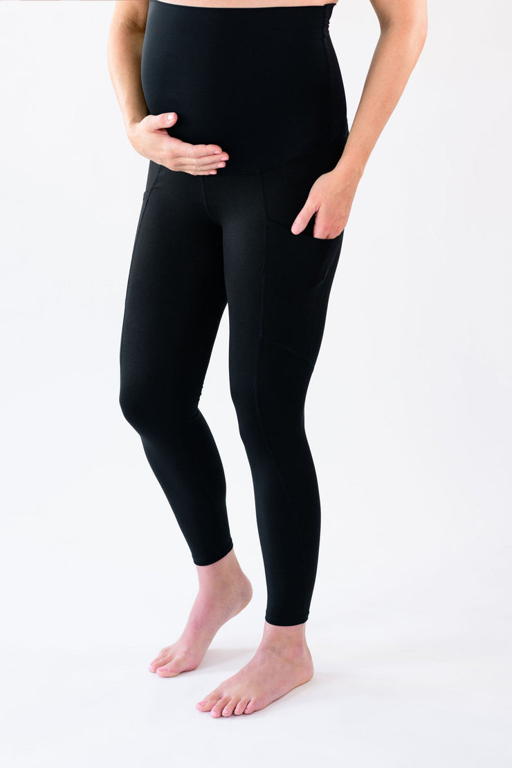 Maternity Stretch Pant With Pockets Over The Belly Pregnancy