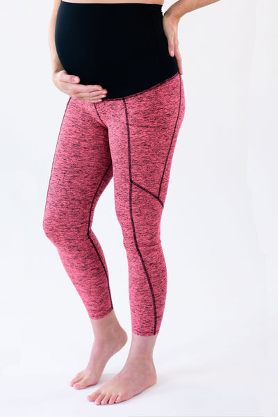 Maternity Support Leggings in Stretch Shape Memory Fabric by
